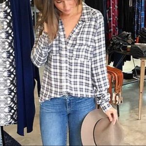 Womens Paige button down top, size S